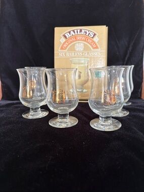 Baileys Original Irish Cream Six Glass Set - Tan Box